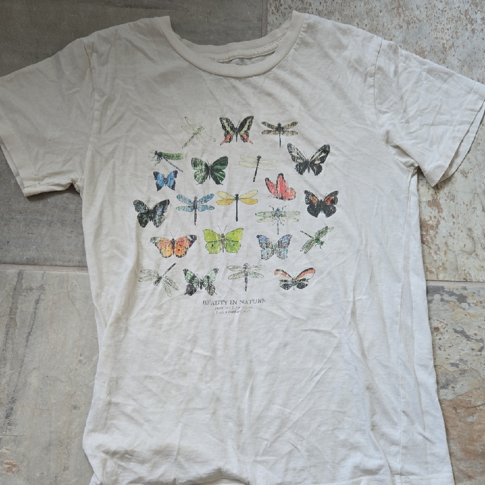 Butterfly Print T-Shirt